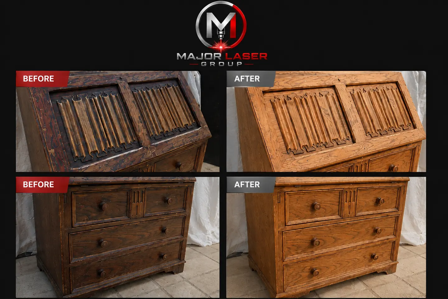 Oak furniture restoration